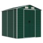 vidaXL Gerätehaus Grün 191x215x198 cm Verzinkter Stahl vidaXL Gerätehaus Grün 191x215x198 cm Verzinkter Stahl