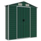 vidaXL Gerätehaus Grün 191x215x198 cm Verzinkter Stahl vidaXL Gerätehaus Grün 191x215x198 cm Verzinkter Stahl