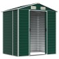vidaXL Gerätehaus Grün 191x130x198 cm Verzinkter Stahl vidaXL Gerätehaus Grün 191x130x198 cm Verzinkter Stahl