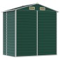 vidaXL Gerätehaus Grün 191x130x198 cm Verzinkter Stahl vidaXL Gerätehaus Grün 191x130x198 cm Verzinkter Stahl
