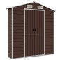 vidaXL Gerätehaus Braun 191x215x198 cm Verzinkter Stahl vidaXL Gerätehaus Braun 191x215x198 cm Verzinkter Stahl