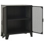 vidaXL Aufbewahrungsschrank Grau 72x36x82 cm Metall und MDF vidaXL Aufbewahrungsschrank Grau 72x36x82 cm Metall und MDF