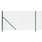vidaXL Maschendrahtzaun mit Bodenflansch Grün 1x10 m vidaXL Maschendrahtzaun mit Bodenflansch Grün 1x10 m