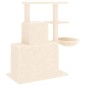 vidaXL Kratzbaum mit Sisal-Kratzsäulen Creme 83 cm vidaXL Kratzbaum mit Sisal-Kratzsäulen Creme 83 cm