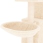 vidaXL Kratzbaum mit Sisal-Kratzsäulen Creme 83 cm vidaXL Kratzbaum mit Sisal-Kratzsäulen Creme 83 cm
