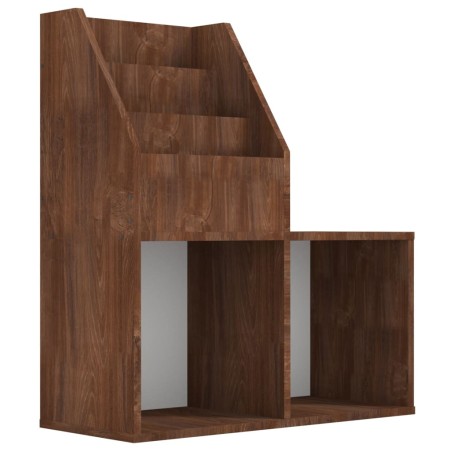 vidaXL Kinder-Bücherregal Braun Eiche 71x30x78,5 cm Holzwerkstoff