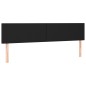 vidaXL Boxspringbett mit Matratze Schwarz 180x200 cm Kunstleder vidaXL Boxspringbett mit Matratze Schwarz 180x200 cm Kunstleder
