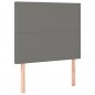 vidaXL Boxspringbett mit Matratze Dunkelgrau 100x200 cm Stoff vidaXL Boxspringbett mit Matratze Dunkelgrau 100x200 cm Stoff