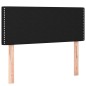 vidaXL Boxspringbett mit Matratze & LED Schwarz 120x200 cm Stoff vidaXL Boxspringbett mit Matratze & LED Schwarz 120x200 cm Stoff