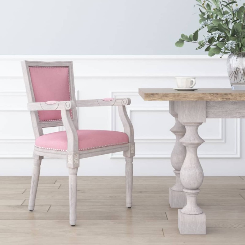 Esszimmerstuhl Rosa Samt Esszimmerstuhl Rosa Samt