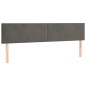 vidaXL Boxspringbett mit Matratze Dunkelgrau 180x200 cm Samt vidaXL Boxspringbett mit Matratze Dunkelgrau 180x200 cm Samt