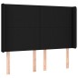 vidaXL Boxspringbett mit Matratze Schwarz 140x190 cm Stoff vidaXL Boxspringbett mit Matratze Schwarz 140x190 cm Stoff