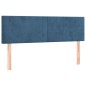 vidaXL Boxspringbett mit Matratze Dunkelblau 140x190 cm Samt vidaXL Boxspringbett mit Matratze Dunkelblau 140x190 cm Samt
