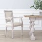 Esszimmerstuhl Beige Leinen Esszimmerstuhl Beige Leinen