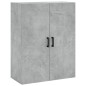 Wandschränke 2 Stk. Betongrau 69,5x34x90 cm Wandschränke 2 Stk. Betongrau 69,5x34x90 cm