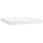 vidaXL Boxspringbett mit Matratze Weiß 180x200 cm Kunstleder vidaXL Boxspringbett mit Matratze Weiß 180x200 cm Kunstleder