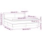vidaXL Boxspringbett mit Matratze Weiß 180x200 cm Kunstleder vidaXL Boxspringbett mit Matratze Weiß 180x200 cm Kunstleder