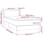 vidaXL Boxspringbett mit Matratze Schwarz 80x200 cm Kunstleder vidaXL Boxspringbett mit Matratze Schwarz 80x200 cm Kunstleder