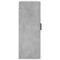 Wandschränke 2 Stk. Betongrau 69,5x34x90 cm Wandschränke 2 Stk. Betongrau 69,5x34x90 cm