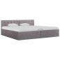vidaXL Stauraumbett Hydraulisch Taupe Stoff 180×200 cm vidaXL Stauraumbett Hydraulisch Taupe Stoff 180×200 cm