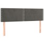 vidaXL Boxspringbett mit Matratze Dunkelgrau 140x200 cm Samt vidaXL Boxspringbett mit Matratze Dunkelgrau 140x200 cm Samt