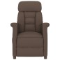 Massagesessel Braun Wildleder-Optik Massagesessel Braun Wildleder-Optik