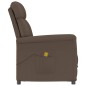 Massagesessel Braun Wildleder-Optik Massagesessel Braun Wildleder-Optik