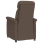 Massagesessel Braun Wildleder-Optik Massagesessel Braun Wildleder-Optik