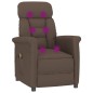 Massagesessel Braun Wildleder-Optik Massagesessel Braun Wildleder-Optik