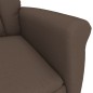 Massagesessel Braun Wildleder-Optik Massagesessel Braun Wildleder-Optik