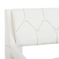 Bettgestell Weiß Kunstleder 140×200 cm Bettgestell Weiß Kunstleder 140×200 cm