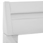 Bettgestell mit LED Weiß Kunstleder 180 x 200 cm Bettgestell mit LED Weiß Kunstleder 180 x 200 cm