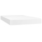 vidaXL Boxspringbett mit Matratze & LED Weiß 120x200 cm Kunstleder vidaXL Boxspringbett mit Matratze & LED Weiß 120x200 cm Kunstleder