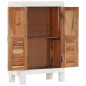 Sideboard Weiß 55x30x90 cm Massivholz Akazie Sideboard Weiß 55x30x90 cm Massivholz Akazie
