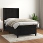 vidaXL Boxspringbett mit Matratze Schwarz 80x200 cm Samt vidaXL Boxspringbett mit Matratze Schwarz 80x200 cm Samt