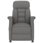 Massagesessel Dunkelgrau Wildleder-Optik Massagesessel Dunkelgrau Wildleder-Optik
