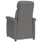 Massagesessel Dunkelgrau Wildleder-Optik Massagesessel Dunkelgrau Wildleder-Optik