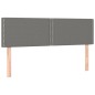 vidaXL Boxspringbett mit Matratze & LED Dunkelgrau 140x190 cm Stoff vidaXL Boxspringbett mit Matratze & LED Dunkelgrau 140x190 cm Stoff