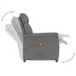 Massagesessel Dunkelgrau Wildleder-Optik Massagesessel Dunkelgrau Wildleder-Optik