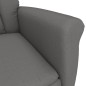 Massagesessel Dunkelgrau Wildleder-Optik Massagesessel Dunkelgrau Wildleder-Optik