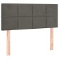 vidaXL Boxspringbett mit Matratze Dunkelgrau 80x200 cm Samt vidaXL Boxspringbett mit Matratze Dunkelgrau 80x200 cm Samt