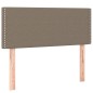 vidaXL Boxspringbett mit Matratze & LED Taupe 120x200 cm Stoff vidaXL Boxspringbett mit Matratze & LED Taupe 120x200 cm Stoff