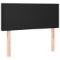 vidaXL Boxspringbett mit Matratze & LED Schwarz 100x200 cm Kunstleder vidaXL Boxspringbett mit Matratze & LED Schwarz 100x200 cm Kunstleder