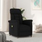 vidaXL Massagesessel Schwarz Wildleder-Optik vidaXL Massagesessel Schwarz Wildleder-Optik