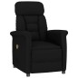 vidaXL Massagesessel Schwarz Wildleder-Optik vidaXL Massagesessel Schwarz Wildleder-Optik