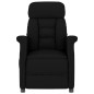 vidaXL Massagesessel Schwarz Wildleder-Optik vidaXL Massagesessel Schwarz Wildleder-Optik
