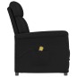 vidaXL Massagesessel Schwarz Wildleder-Optik vidaXL Massagesessel Schwarz Wildleder-Optik