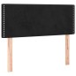 vidaXL Boxspringbett mit Matratze & LED Schwarz 80x200 cm Samt vidaXL Boxspringbett mit Matratze & LED Schwarz 80x200 cm Samt