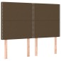 vidaXL Boxspringbett mit Matratze Dunkelbraun 140x200 cm Stoff vidaXL Boxspringbett mit Matratze Dunkelbraun 140x200 cm Stoff