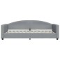 vidaXL Tagesbett Hellgrau 90x200 cm Stoff vidaXL Tagesbett Hellgrau 90x200 cm Stoff